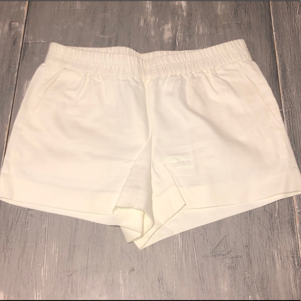 J. Crew Women’s White Paperbag Shorts